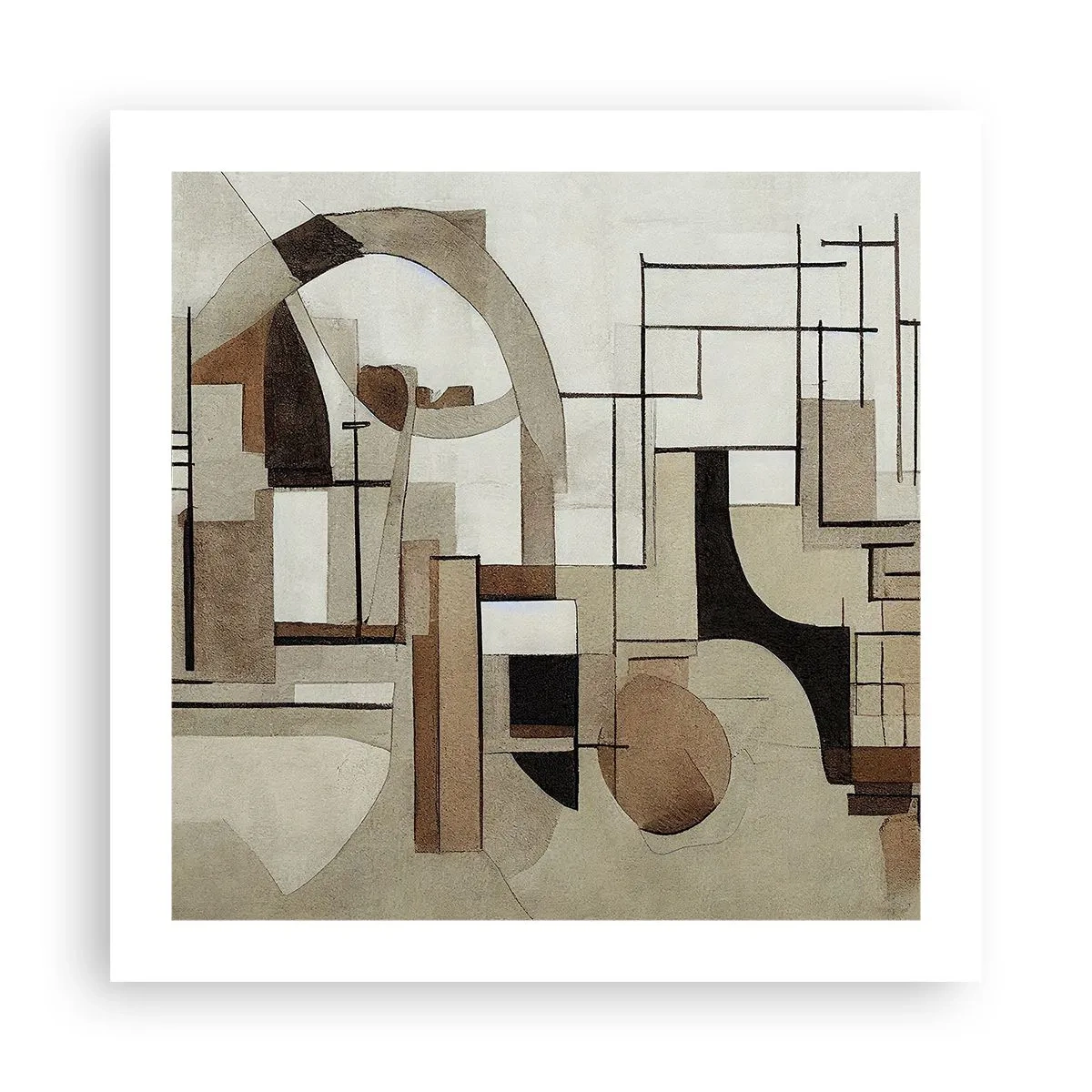 Poster - Peisaj urban 2.0 - 50x50 cm