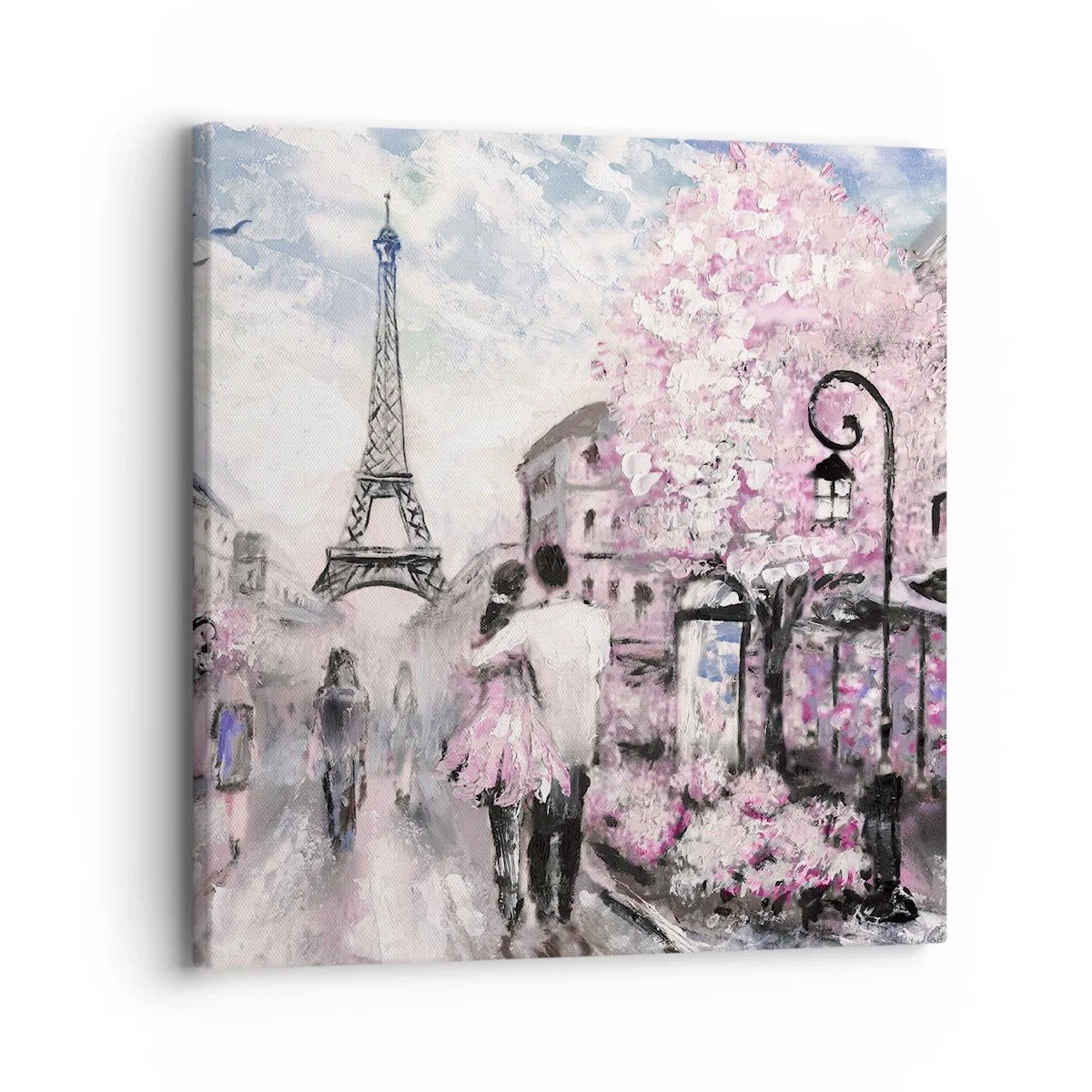 Tablou pe pânză - Dacă ar fi să te îndrăgostești, atunci doar de... - 30x30 cm