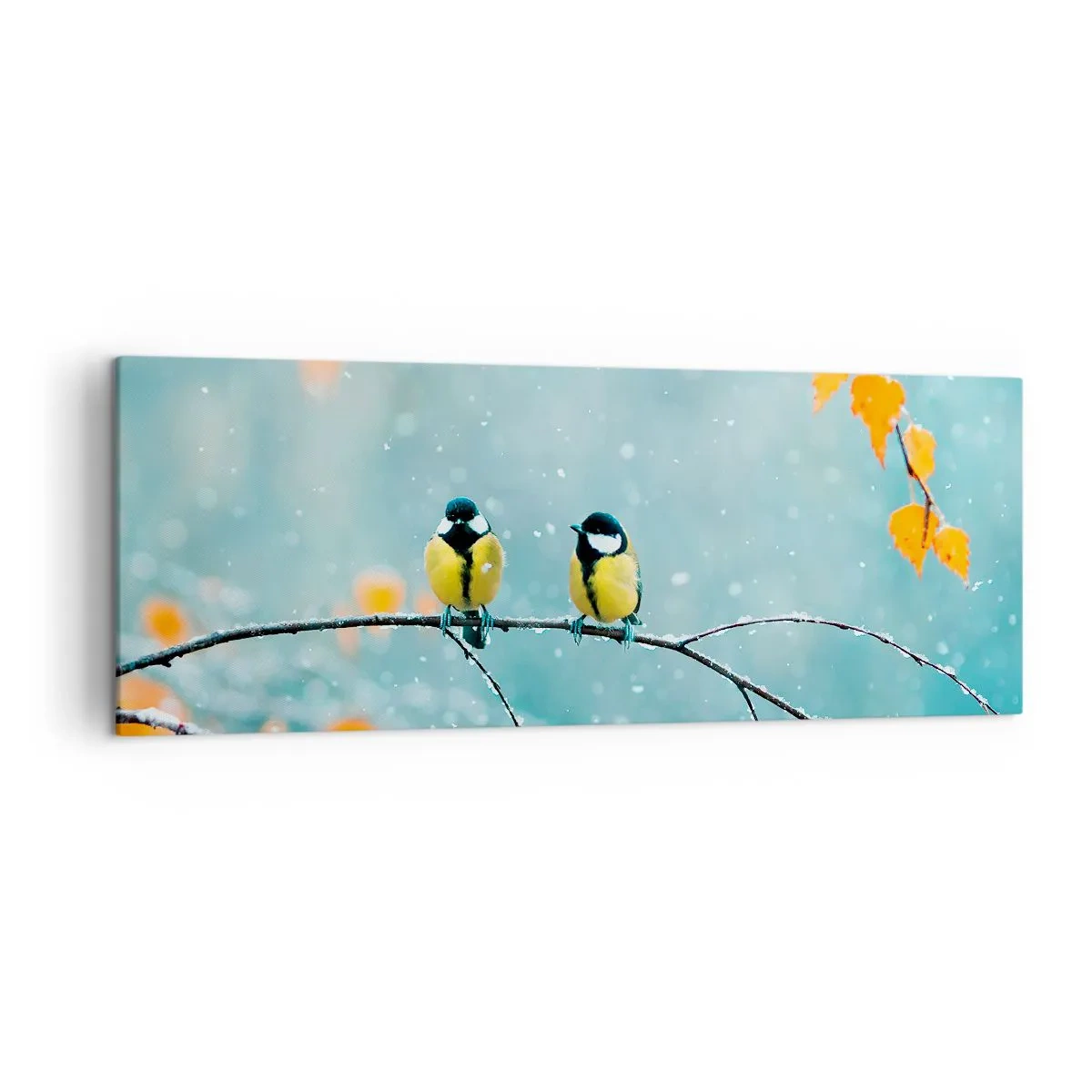 Tablou pe pânză - Bârfele păsărilor - 140x50 cm