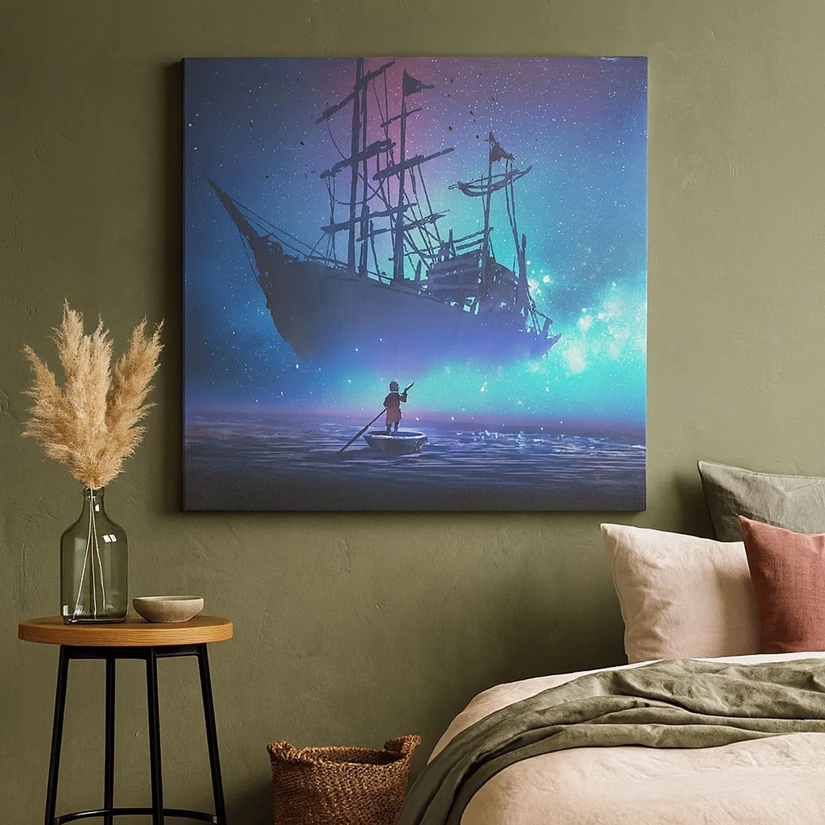 Tablou pe pânză - Întâlnirea cu mitul mării - 30x30 cm