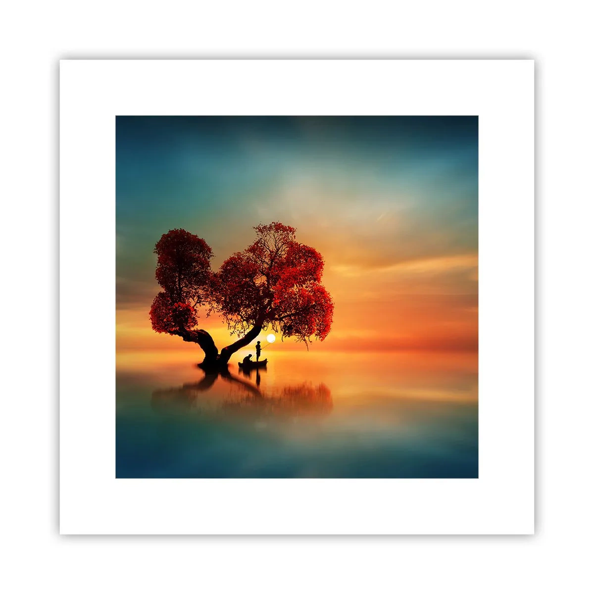 Poster - Lume îndepărtată și tăcută - 30x30 cm