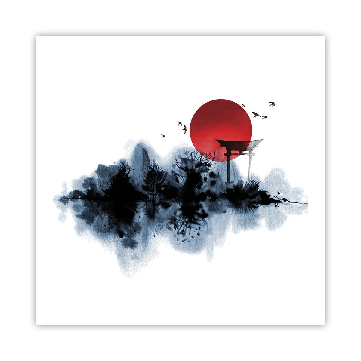 Poster - O vedere japoneză - 60x60 cm