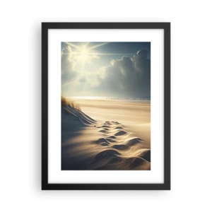 Poster în ramă neagră - Peisaj liniștitor - 30x40 cm