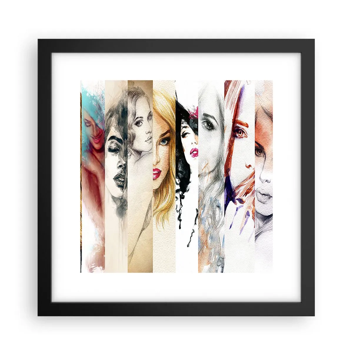 Poster în ramă neagră - Și întotdeauna ești TU - 30x30 cm