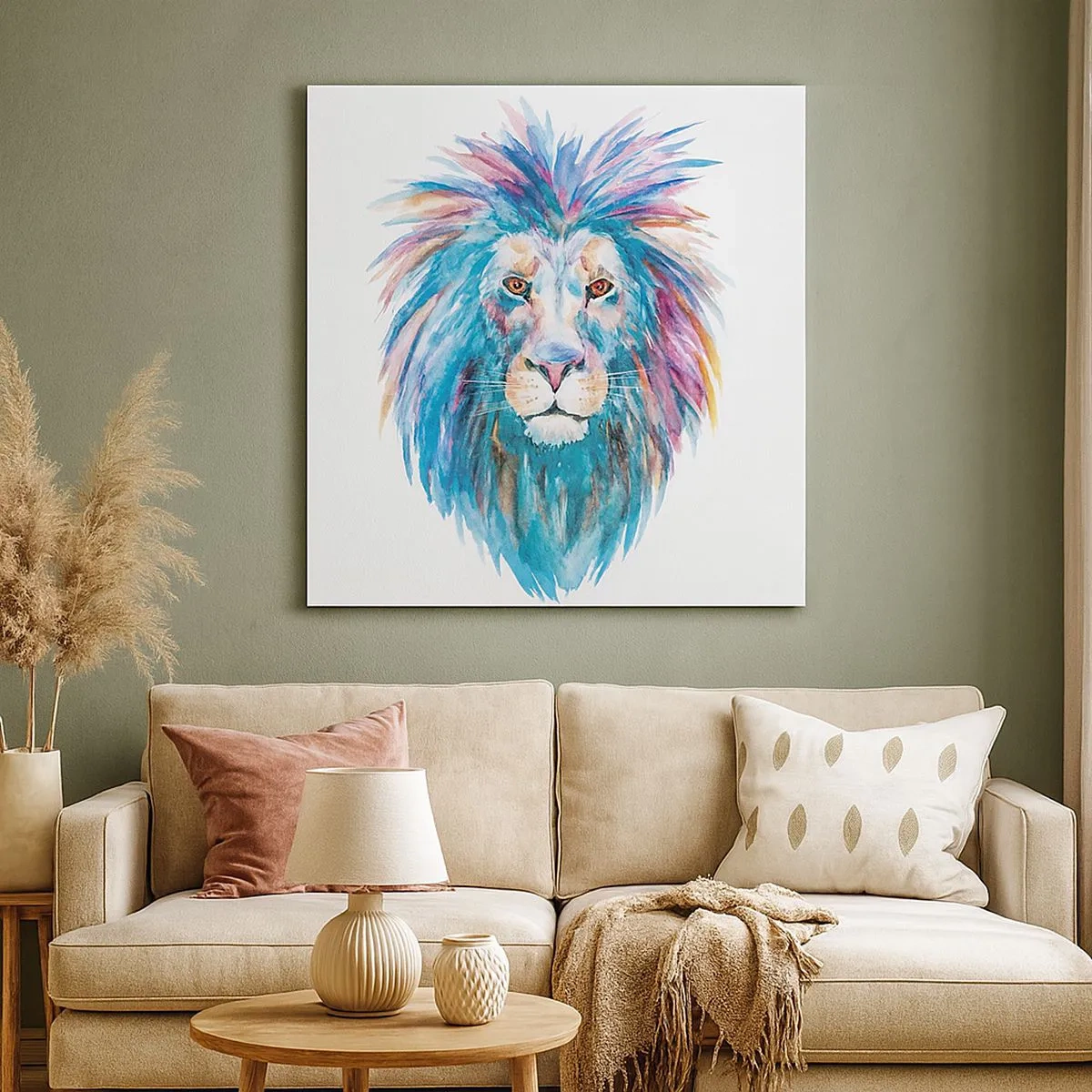 Tablou pe pânză - Aură electrizantă - 30x30 cm