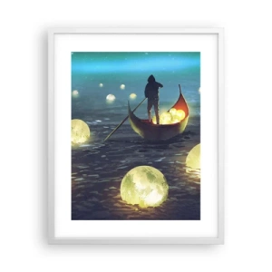 Poster în ramă albă - Lucruri la care filozofii nu au visat niciodată - 40x50 cm