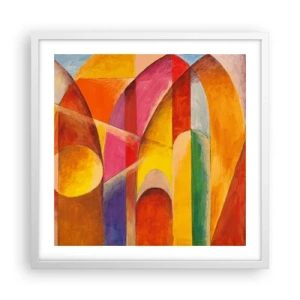 Poster în ramă albă - Catedrala Soarelui - 50x50 cm
