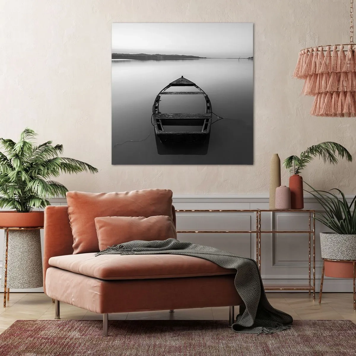 Tablou pe pânză - Dor și melancolie - 50x50 cm