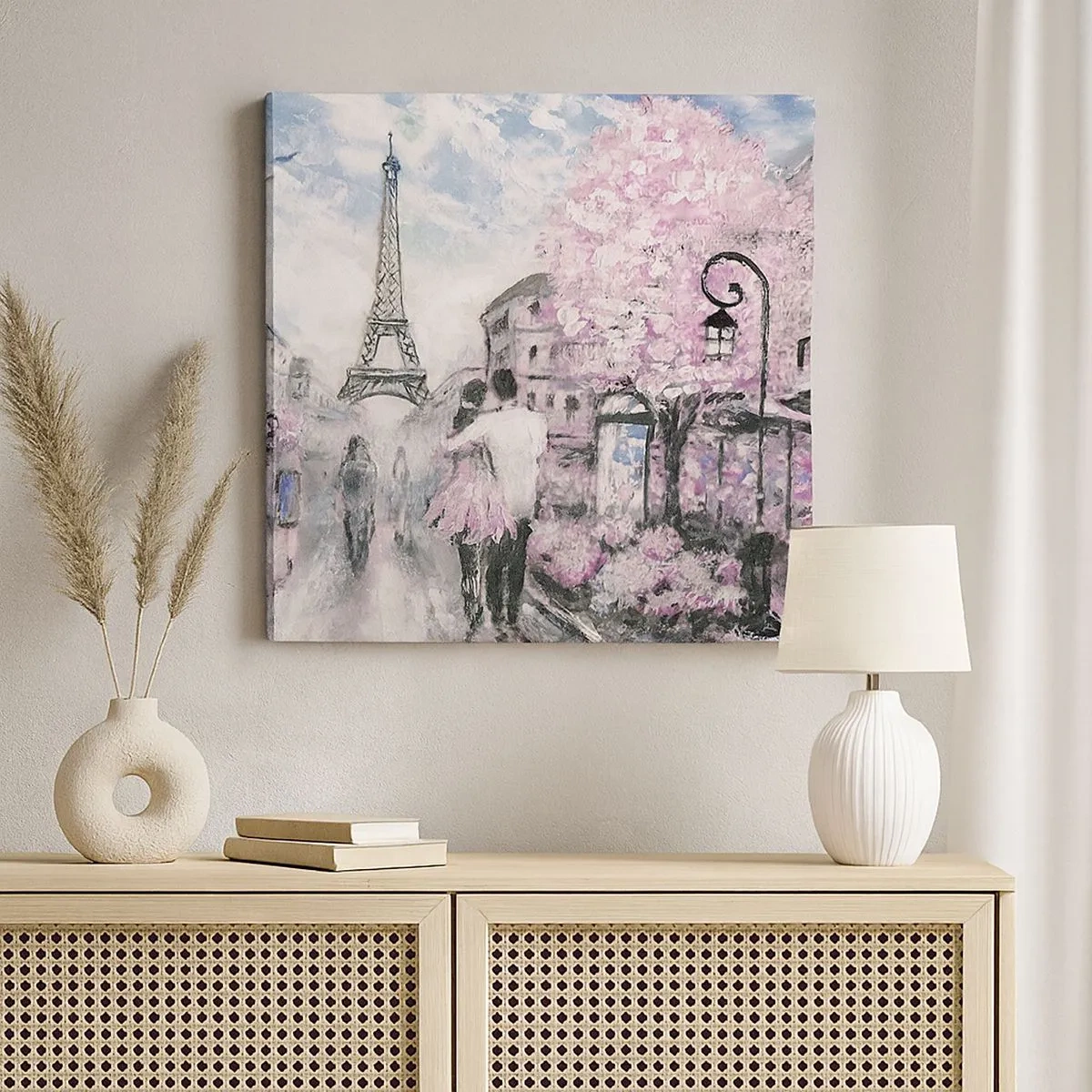 Tablou pe pânză - Dacă ar fi să te îndrăgostești, atunci doar de... - 30x30 cm