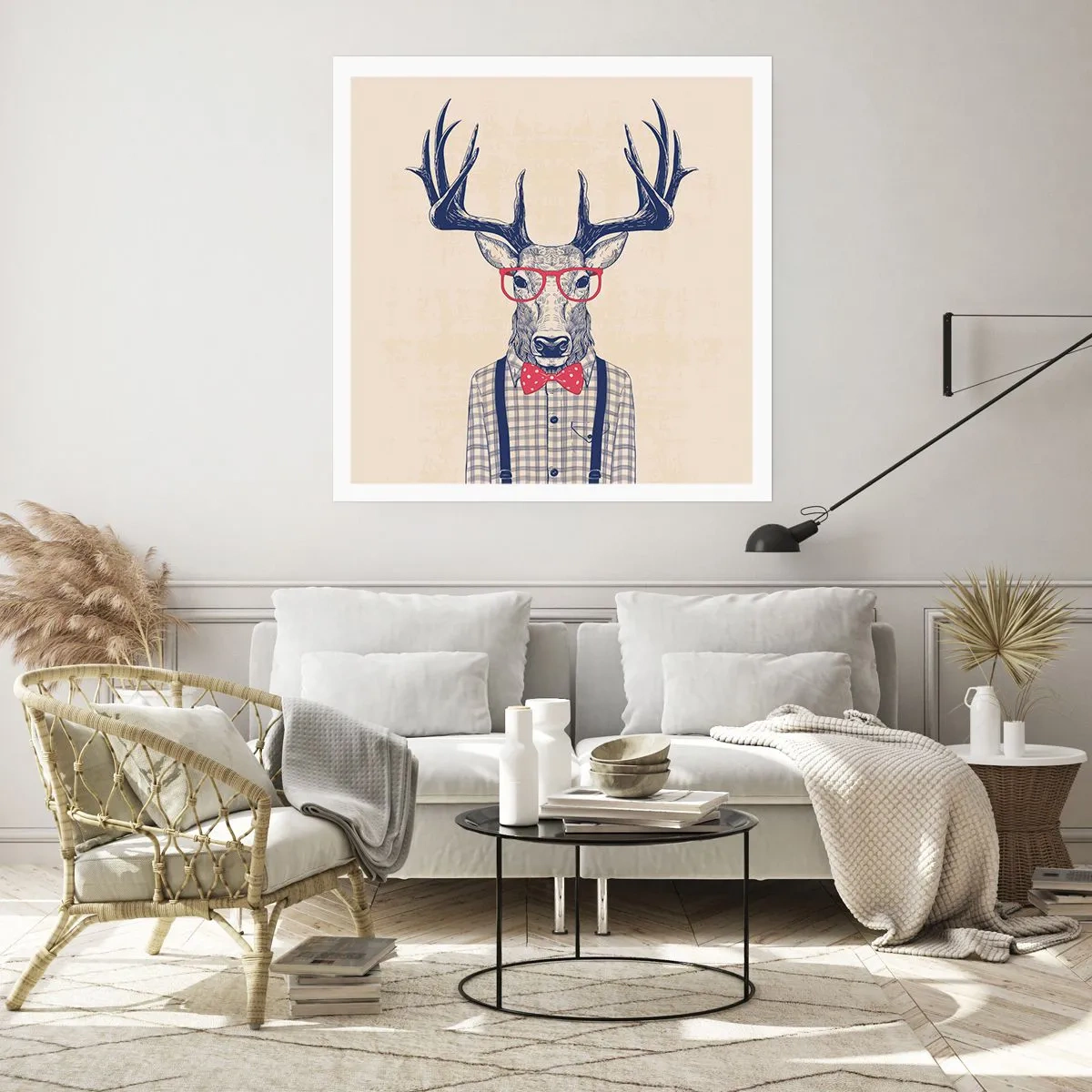 Poster - O extravaganță jucăușă - 60x60 cm