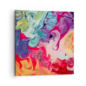 Tablou pe pânză - Nașterea culorii - 70x70 cm