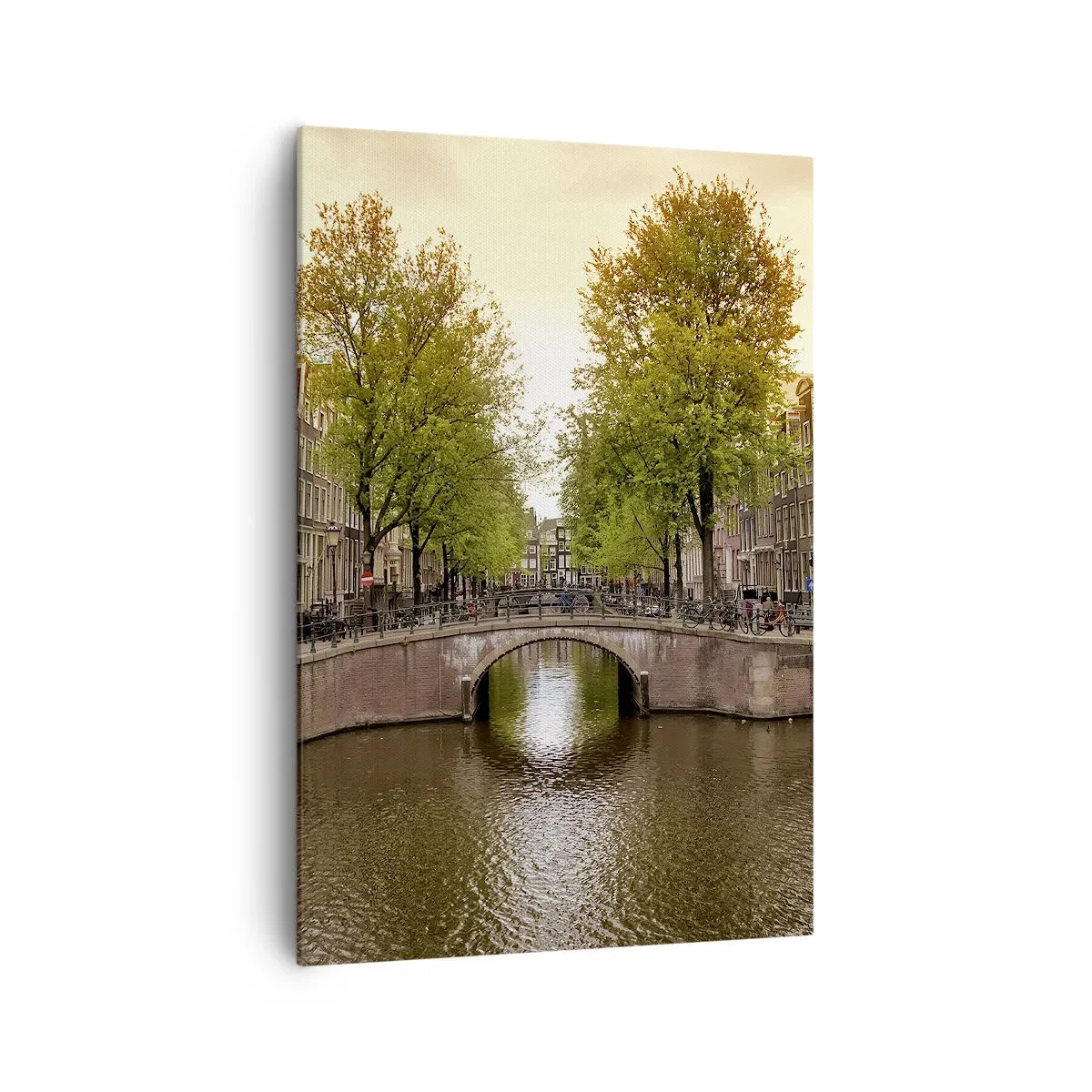 Tablou pe pânză - Cu barca sau cu bicicleta? - 70x100 cm