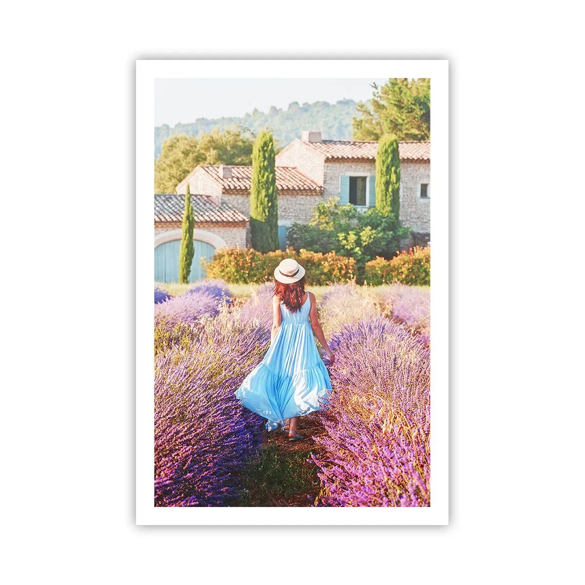 Poster - Fata de lavandă - 61x91 cm