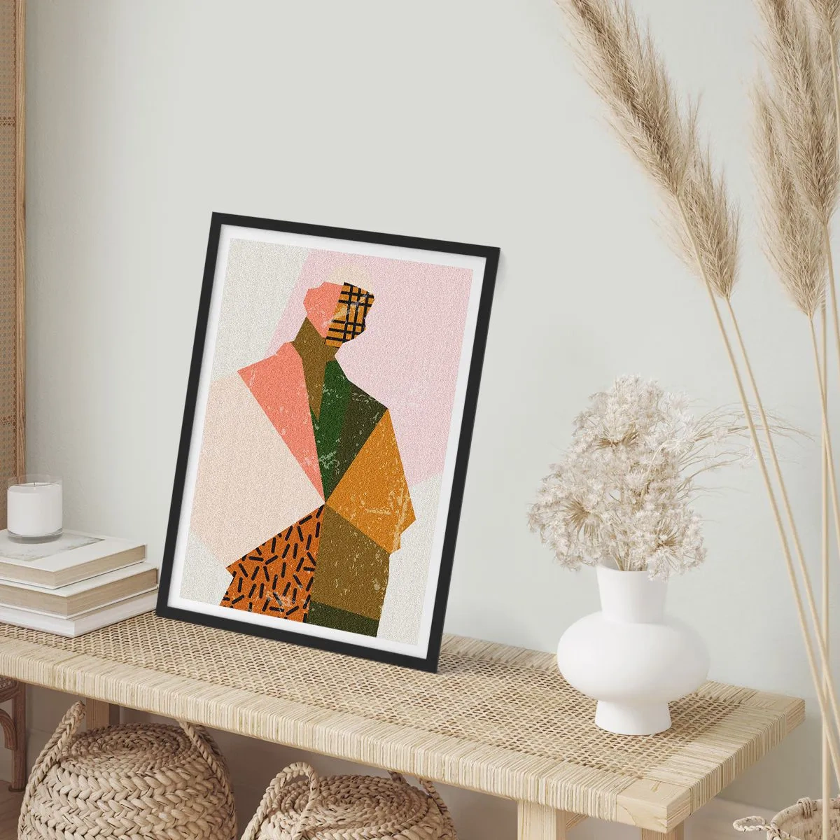 Poster în ramă neagră - Omul - o ființă complexă - 30x40 cm