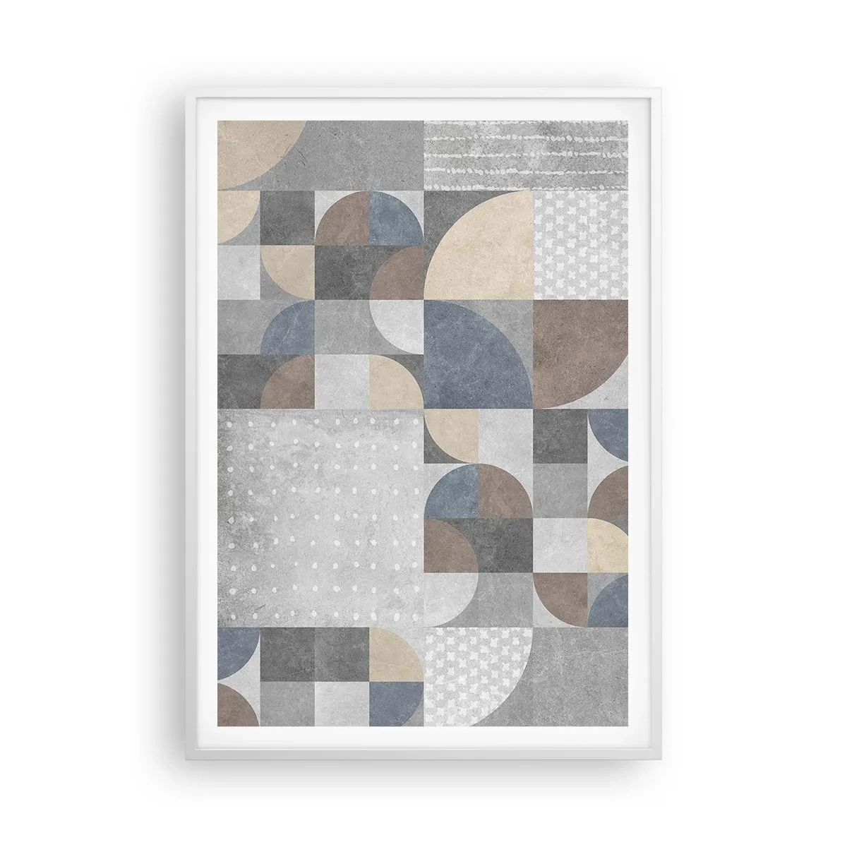 Poster în ramă albă - Fantezie ceramică - 70x100 cm