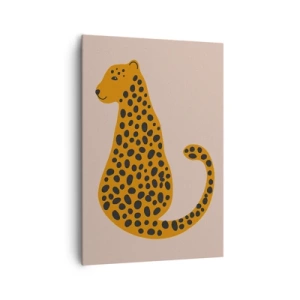 Tablou pe pânză - Modelul leopard este tot timpul la modă - 70x100 cm