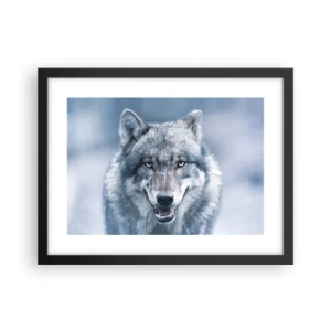 Poster în ramă neagră - Accepți provocarea? - 40x30 cm