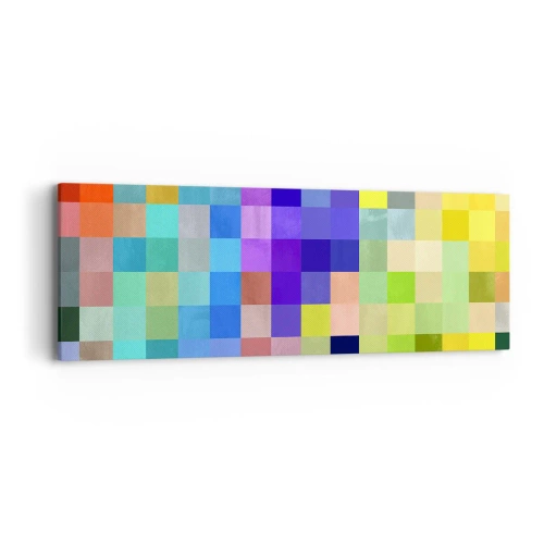 Tablou pe pânză - Fiecare diferit, toate sunt egale - 90x30 cm