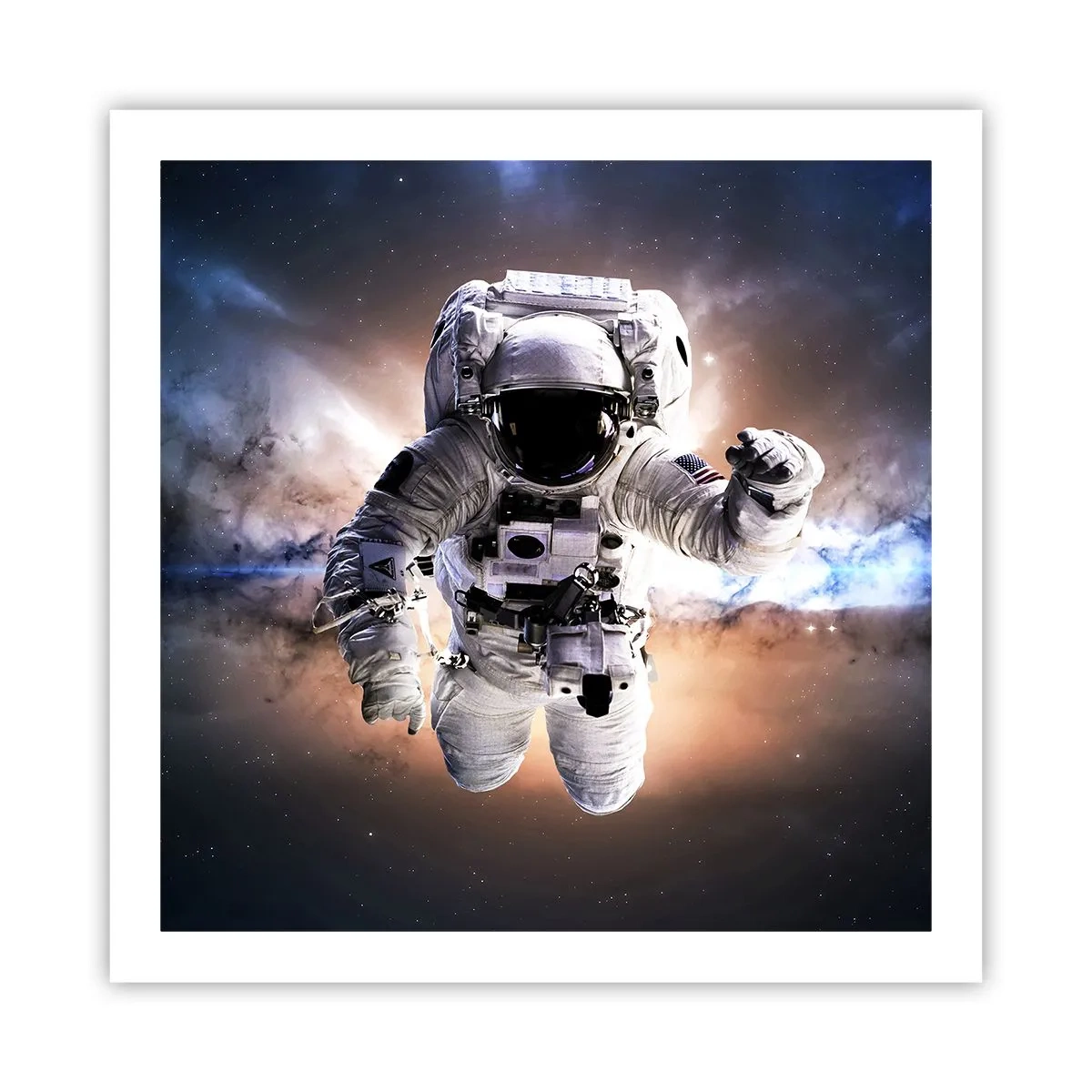 Poster - Salutări din spațiul cosmic - 60x60 cm