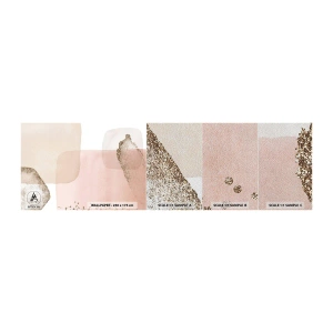 Mostră tapet Premium Sand - O privire prin culoare - Abstracția, Bucată, Model modern - 100x30 cm