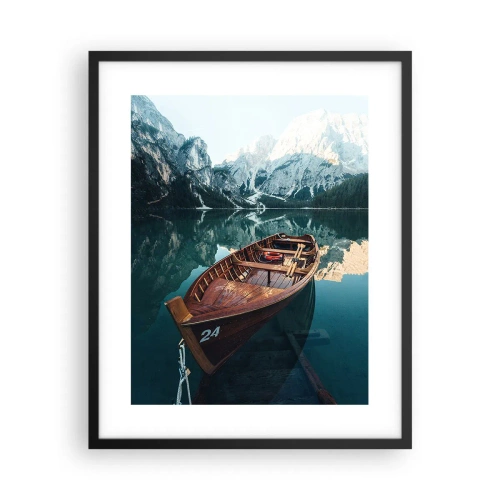 Poster în ramă neagră - Ca și cum ar fi pictat pe sticlă - 40x50 cm