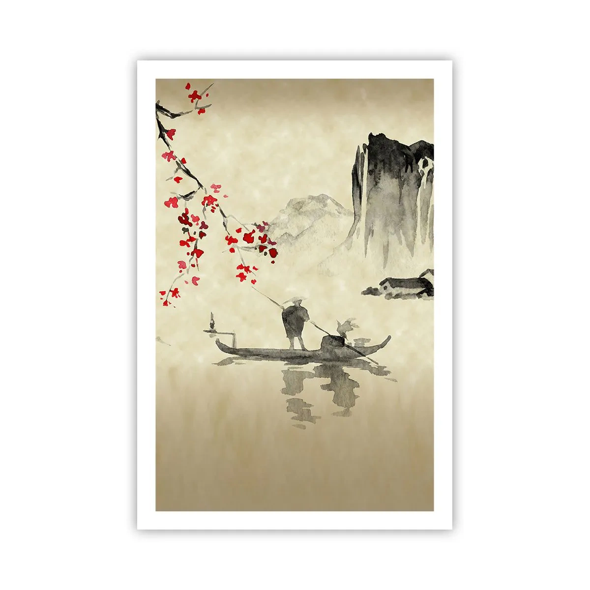 Poster - În țara florilor de cireș - 61x91 cm