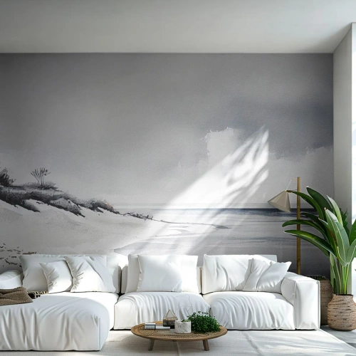 Tapet Premium Canvas - Întotdeauna împreună - Dunele, plajă, Ocean - 150x105 cm