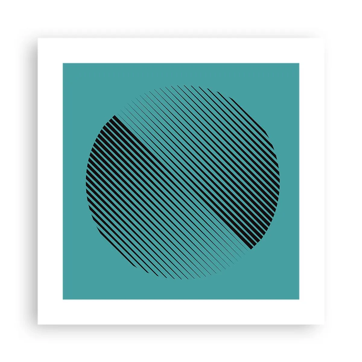 Poster - Cercul - o variație geometrică - 40x40 cm
