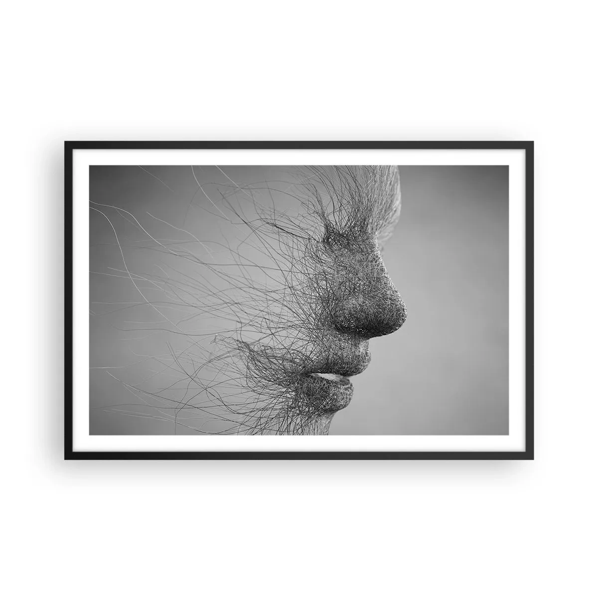 Poster în ramă neagră - Spiritul vântului - 91x61 cm