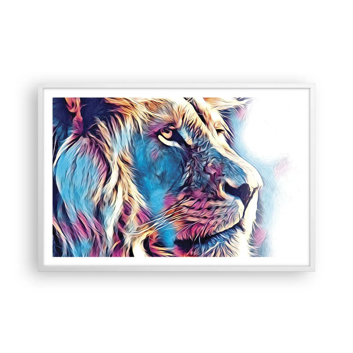 Poster în ramă albă - Înțelepciunea naturii - 91x61 cm