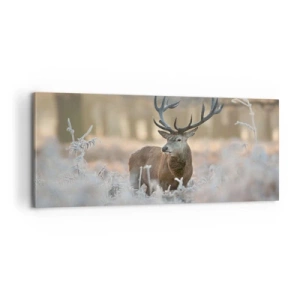 Tablou pe pânză - O dimineață răcoroasă - 100x40 cm