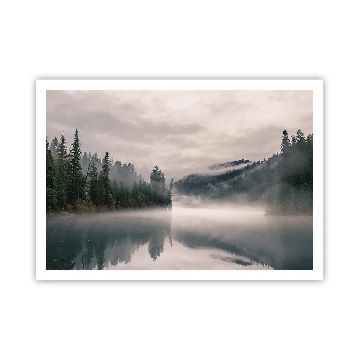 Poster - În reverie, în ceață - 100x70 cm