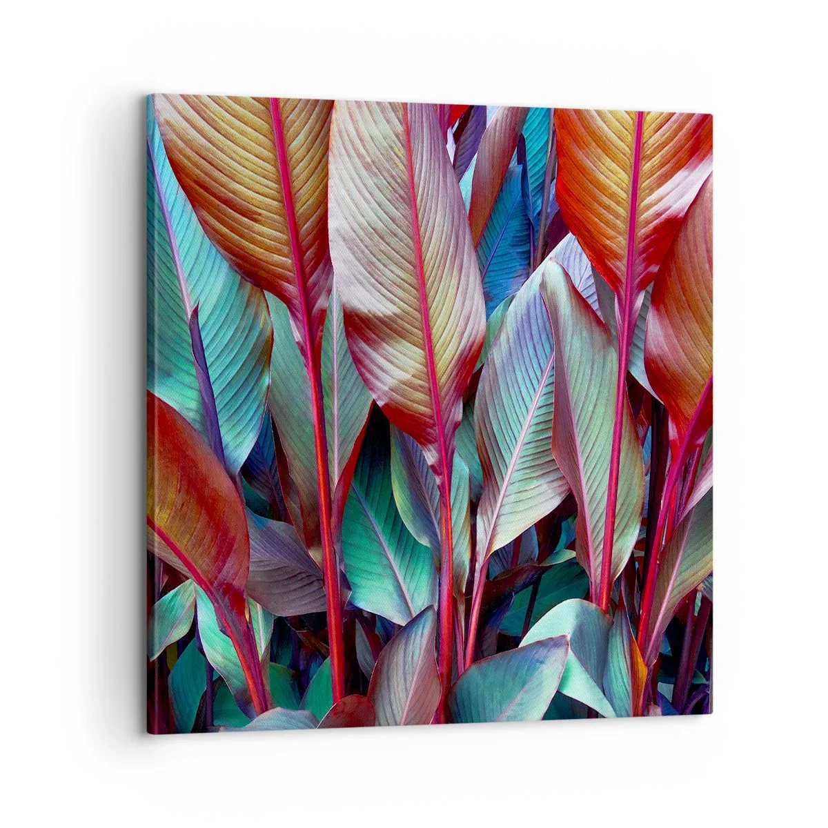Tablou pe pânză - Tufiș colorat - 60x60 cm