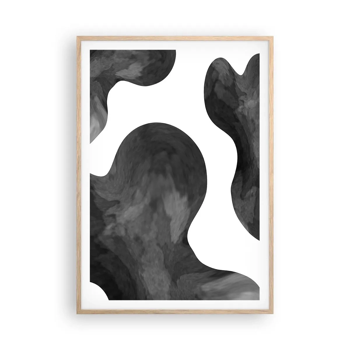 Poster în ramă de stejar deschis - Calea Lactee - 70x100 cm