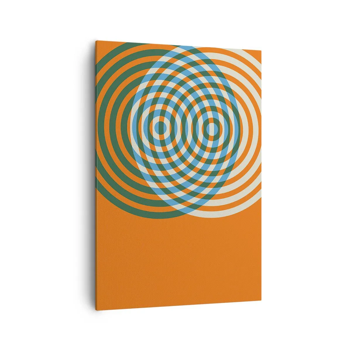 Tablou pe pânză - Variație circulară abstractă - 70x100 cm
