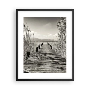 Poster în ramă neagră - În intimitatea ierburilor - 40x50 cm