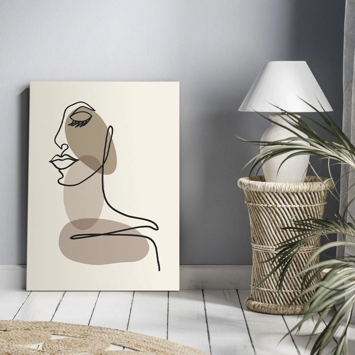 Tablou pe pânză - O anumită linie de frumusețe - 50x70 cm