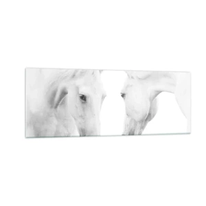 Tablou pe sticlă - Este aceasta o prietenie...? - 140x50 cm