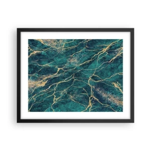 Poster în ramă neagră - Filon de aur - 50x40 cm