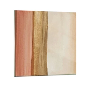 Tablou pe sticlă - Compoziție verticală - 70x70 cm