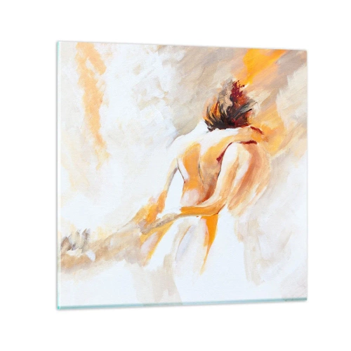 Tablou pe sticlă - În cerul proximității - 40x40 cm