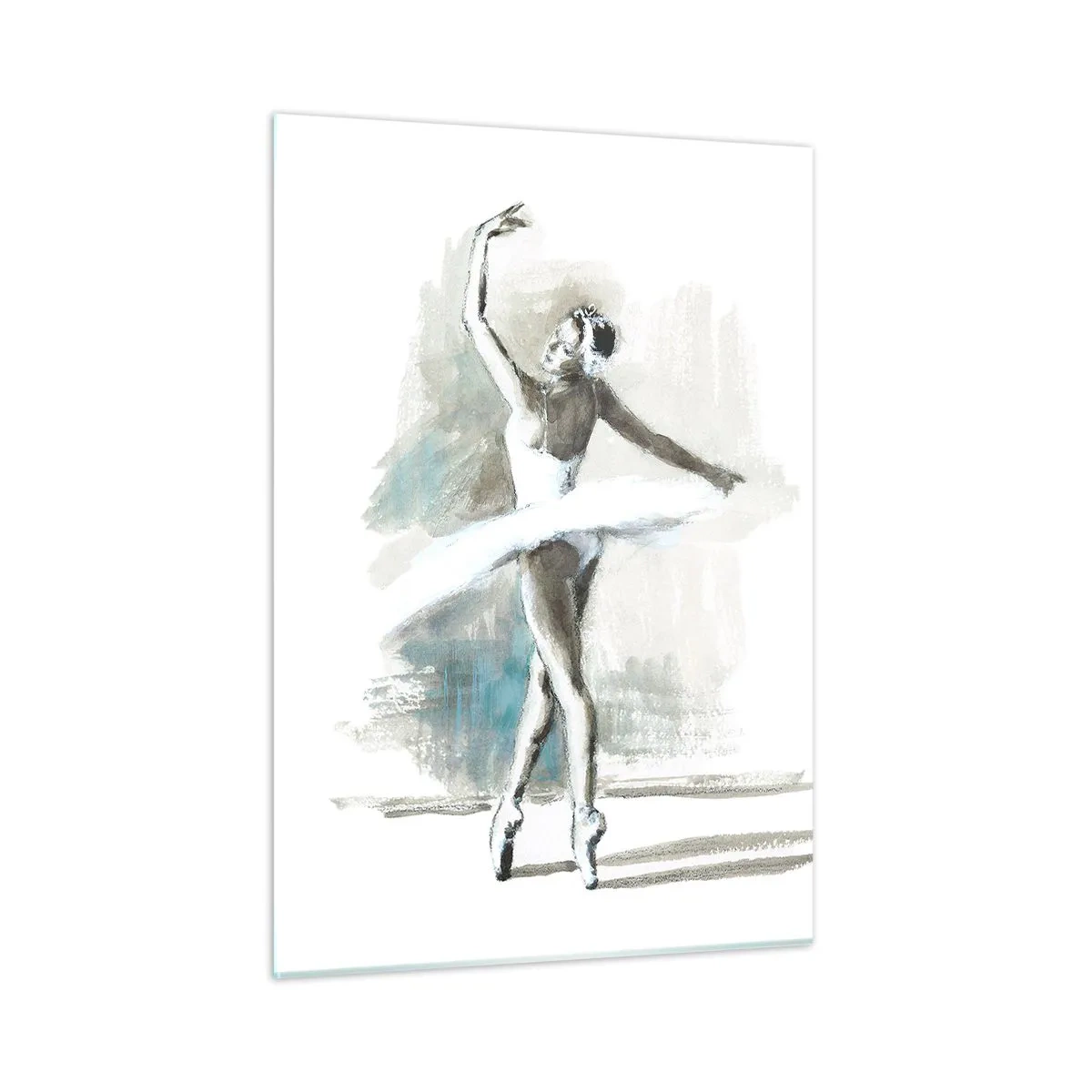 Tablou pe sticlă - Fermecată într-o lebădă - 50x70 cm