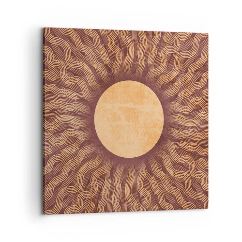 Tablou pe pânză - Icoana soarelui - 60x60 cm
