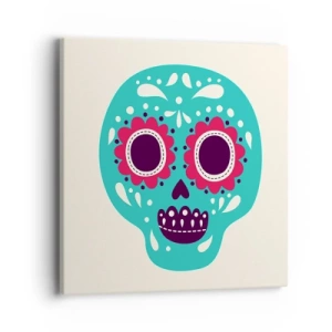 Tablou pe pânză - Viața - distracție până la moarte - 40x40 cm