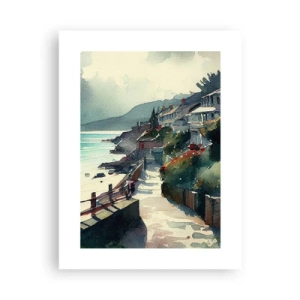 Poster - Orășel mediteraneean - 30x40 cm