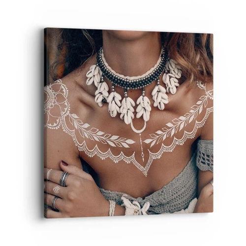 Tablou pe pânză - Talismanele, ritualurile feminității - 40x40 cm