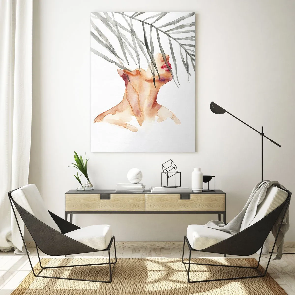 Tablou pe sticlă - Simțiți pulsul tropicelor - 50x70 cm