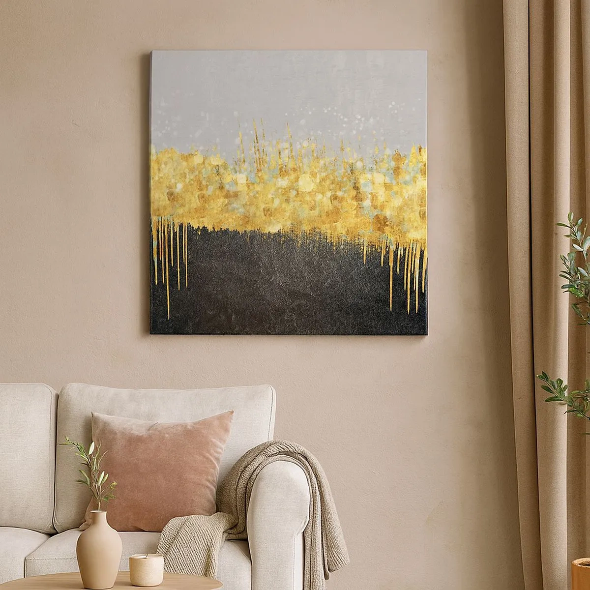 Tablou pe pânză - Înăuntru și în sus - 30x30 cm