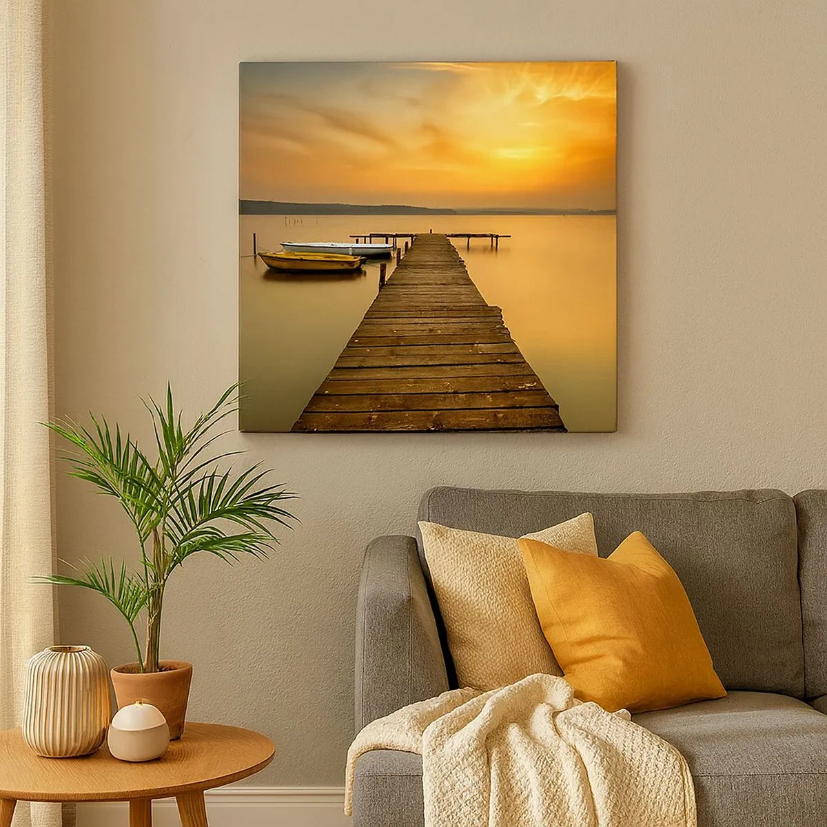 Tablou pe pânză - Îți voi deschide cerul de aur - 30x30 cm