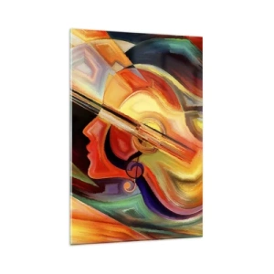 Tablou pe sticlă - Și totul merge bine - 80x120 cm